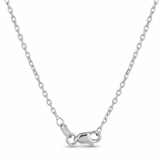 925 Sterling Silver Lab Grown Diamonds 1/3 Ct Infinity Pendant Necklace